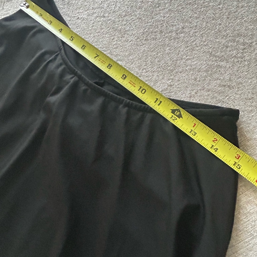 Black Circle Skater Style Skort Swaying Movement Size Large - Picture 5 of 8